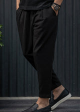 Ανδρικό ανοιξιάτικο παντελόνι Henry clothing 8-033-black