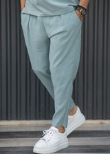 Ανδρικό ανοιξιάτικο παντελόνι Henry clothing - 8-102 - simple oversized pants μέντα