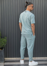 Ανδρικό ανοιξιάτικο παντελόνι Henry clothing - 8-102 - simple oversized pants μέντα