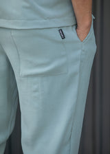 Ανδρικό ανοιξιάτικο παντελόνι Henry clothing - 8-102 - simple oversized pants μέντα