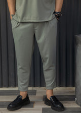 Ανδρικό φθινοπωρινό παντελόνι Henry clothing-8-131-simple oversized pants khaki