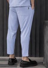 HENRY CLOTHING - Ανδρικό ανοιξιάτικο παντελόνι - Γαλάζιο 8-133