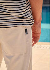 HENRY CLOTHING Ανδρικό ανοιξιάτικο παντελόνι μπεζ 8-134-beige
