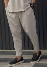 Ανδρικό φθινοπωρινό παντελόνι Henry clothing-8-136-simple oversized pants ice