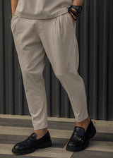 HENRY CLOTHING Ανδρικό ανοιξιάτικο παντελόνι στο χρώμα του πούρου 8-137-pouro