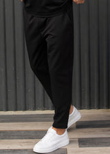 HENRY CLOTHING - Ανδρικό φθινοπωρινό παντελόνι - Μαύρο 8-140