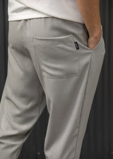 Ανδρικό ανοιξιάτικο παντελόνι Henry clothing - 8-101 - linen oversized pants γκρι