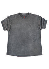 Αντρική κοντομάνικη μπλούζα Vinyl Art Clothing - 82520-01 - premium washed oversized tee μαύρο