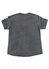 Αντρική κοντομάνικη μπλούζα Vinyl Art Clothing - 82520-01 - premium washed oversized tee μαύρο