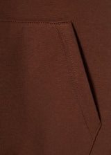 Ανδρικό μακρυμάνικο φούτερ με κουκούλα Vinyl Art Clothing-84815-33-cotton oversized-emblem hoodie καφέ