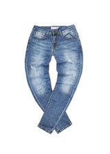 GUF CLOTHING Ανδρικό τζιν παντελόνι basic slim fit μπλε 8864