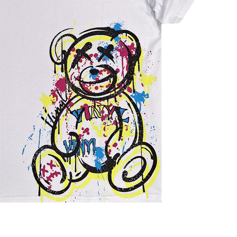 Vinyl art clothing - 89420-02 - signature icon bear oversize t-shirt - white