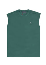 Ανδρική αμάνικη μπλούζα Vinyl Art Clothing - 89520-20 - vinyl sleeveless oversised tee πράσινο