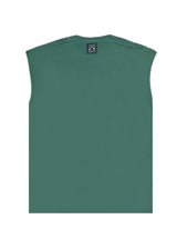 Ανδρική αμάνικη μπλούζα Vinyl Art Clothing - 89520-20 - vinyl sleeveless oversised tee πράσινο