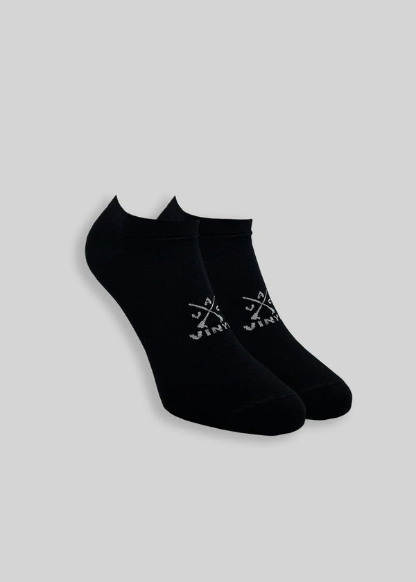 Vinyl art clothing - 04050-12 - short logo socks one pair - black