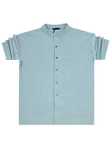 Ανδρικό κοντομάνικο πουκάμισο - Henry clothing - 9-100 - mao shirt μέντα