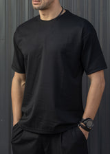 HENRY CLOTHING - Ανδρικό t-shirt - Μαύρο 9-122