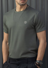 HENRY CLOTHING - Ανδρικό t-shirt - Χακί 9-130