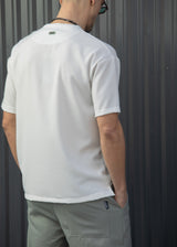 Ανδρική κοντομάνικη μπλούζα Henry clothing 9-131-λευκή