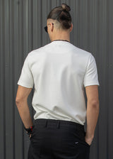 Ανδρική κοντομάνικη μπλούζα Henry clothing 9-133-λευκή