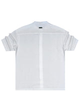 HENRY CLOTHING Ανδρικό κοντομάνικο πουκάμισο mao 9-141-white
