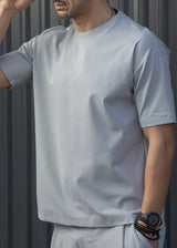 HENRY CLOTHING - Ανδρικό t-shirt - Απαλό γκρι 9-147