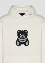 Ανδρικό φούτερ με κουκούλα Vinyl Art Clothing-91919-01-puff Teddy hoodie regular fit -white