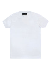 Αντρική κοντομάνικη μπλούζα Vinyl Art Clothing -92617-02 - gold tape regular fit tee λευκό