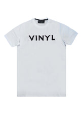 Αντρική κοντομάνικη μπλούζα - Vinyl Art Clothing - 99240-02 - με αναγλυφο elevated logo regular fit - λευκό