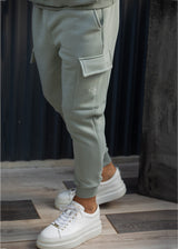Ανδρική φόρμα cargo Henry Clothing - 6-705 - cargo pants μέντα