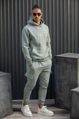 Ανδρική φόρμα cargo Henry Clothing - 6-705 - cargo pants μέντα