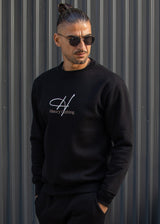 Ανδρικό φούτερ Henry Clothing-3-777-black