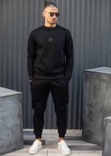 Ανδρικό φούτερ Henry Clothing-3-771-black