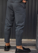 Ανδρικό φθινοπωρινό παντελόνι Henry clothing-8-120-simple oversized pants γκρι