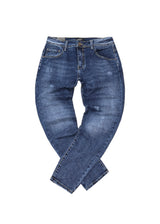 Ανδρικό τζιν παντελόνι - GUF - AF1180C- casual jeans regular fit μπλε