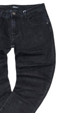 Ανδρικό τζιν παντελόνι - GUF - AF1203C - basic jeans regular fit μαύρο