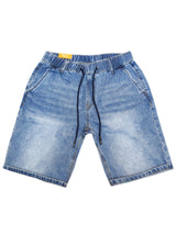 Ανδρική τζιν βερμούδα GUF - BD-103 - βερμούδα ντενιμ regular fit - μπλε