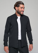 Ανδρικό μακρυμάνικο πουκάμισο μάο  Ben Tailor - BENT.1138 - MONACO mao shirt μαύρο