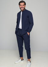 Ανδρικό μακρυμάνικο πουκάμισο μάο  Ben Tailor - BENT.1138 - MONACO mao shirt σκούρο μπλε