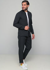 Ανδρικό μακρυμάνικο πουκάμισο μάο  Ben Tailor - BENT.1138 - MONACO mao shirt μαύρο