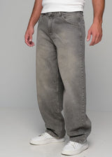 Ανδρικό παντελόνι τζιν Ben Tailor - BENT.1439 - baggy jeans ανοιχτό γκρι