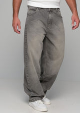 Ανδρικό παντελόνι τζιν Ben Tailor - BENT.1439 - baggy jeans ανοιχτό γκρι