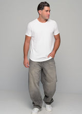 Ανδρικό παντελόνι τζιν Ben Tailor - BENT.1439 - baggy jeans ανοιχτό γκρι