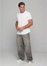 Ανδρικό παντελόνι τζιν Ben Tailor - BENT.1439 - baggy jeans ανοιχτό γκρι