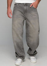 Ανδρικό παντελόνι τζιν Ben Tailor - BENT.1439 - baggy jeans ανοιχτό γκρι