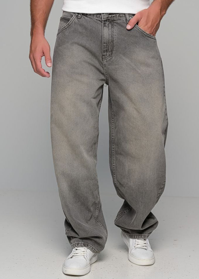 Ανδρικό παντελόνι τζιν Ben Tailor - BENT.1439 - baggy jeans ανοιχτό γκρι