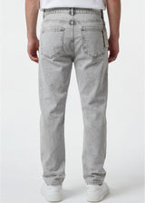 BEN TAILOR Ανδρικό παντελόνι τζιν γκρι ανοιχτό Base Line BENT.1617-grey