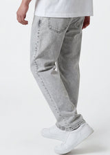 BEN TAILOR Ανδρικό παντελόνι τζιν γκρι ανοιχτό Base Line BENT.1617-grey
