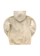 Ανδρική ζακέτα με κουκούλα Two Brothers clothing -BF-25860A-basic logo zip-up hoodie -beige 232-39