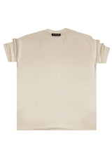 Ανδρική κοντομάνικη μπλούζα - Two Brothers - BF-25900 - beige